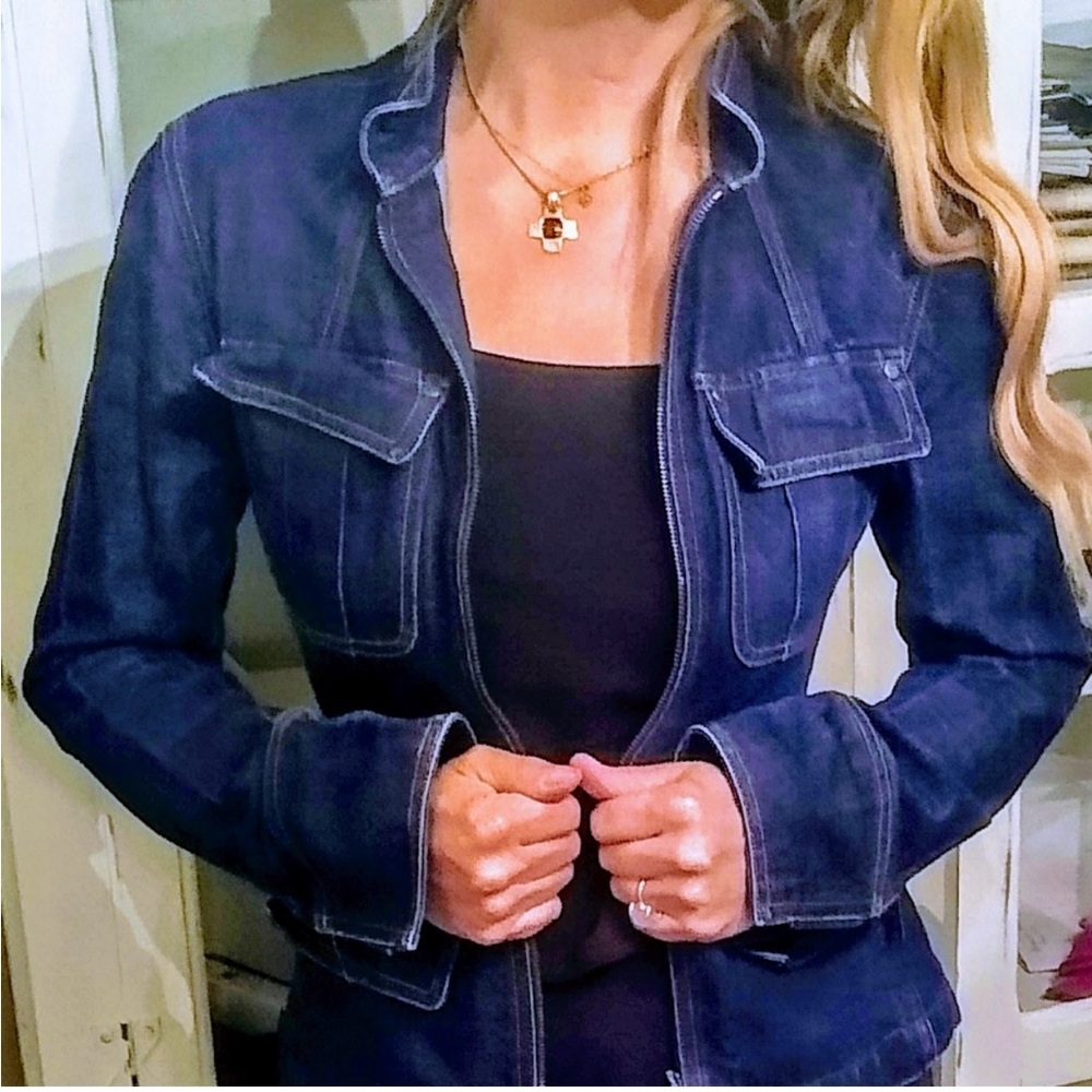 Women's Denim Jacket - Picture 6 of 10